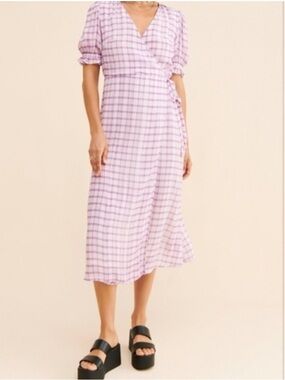 Anthropologie Lily and Lionel Fifi wrap dress